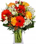 Mixed bouquet: delivery of flowers