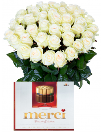 BÍLÉ RŮŽE + MERCI 250g