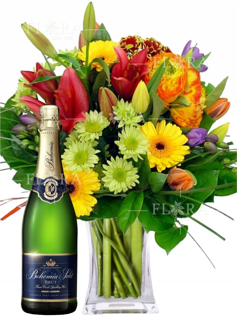 Bouquet + Sekt Bohemia