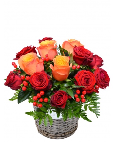 Цветочная корзина Rose