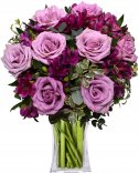 Фиолетовый букет - доставка цветов в любую точку