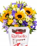 Gift set - bouquet + raffaello