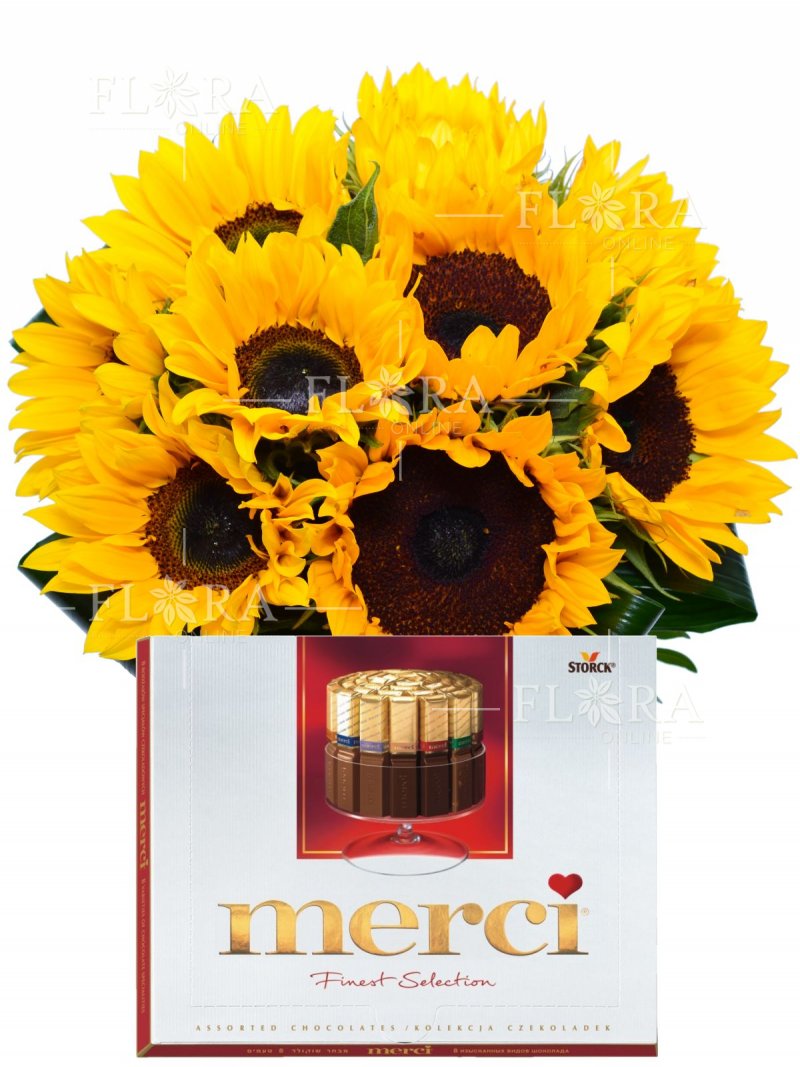 Sunflower + Merci - flower delivery