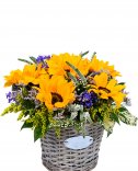 Цветочная корзина - доставка цветов