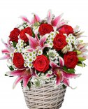 Beautiful flower basket - flora online