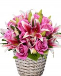 Lily and Rose - Flower basket