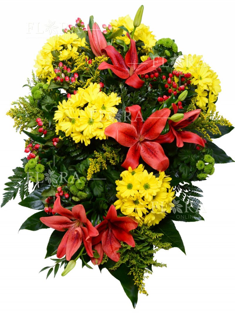 Bouquet for delivery - funeral bond