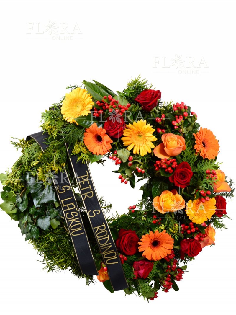 Funeral wreath - flower delivery