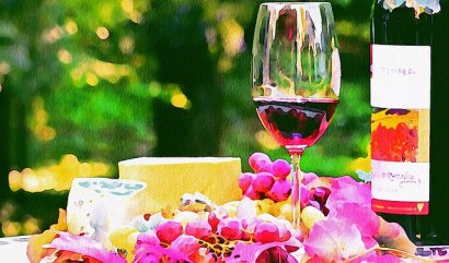 Víno s vůní květin