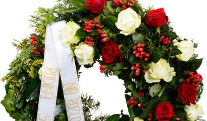 Květiny pro smuteční událost