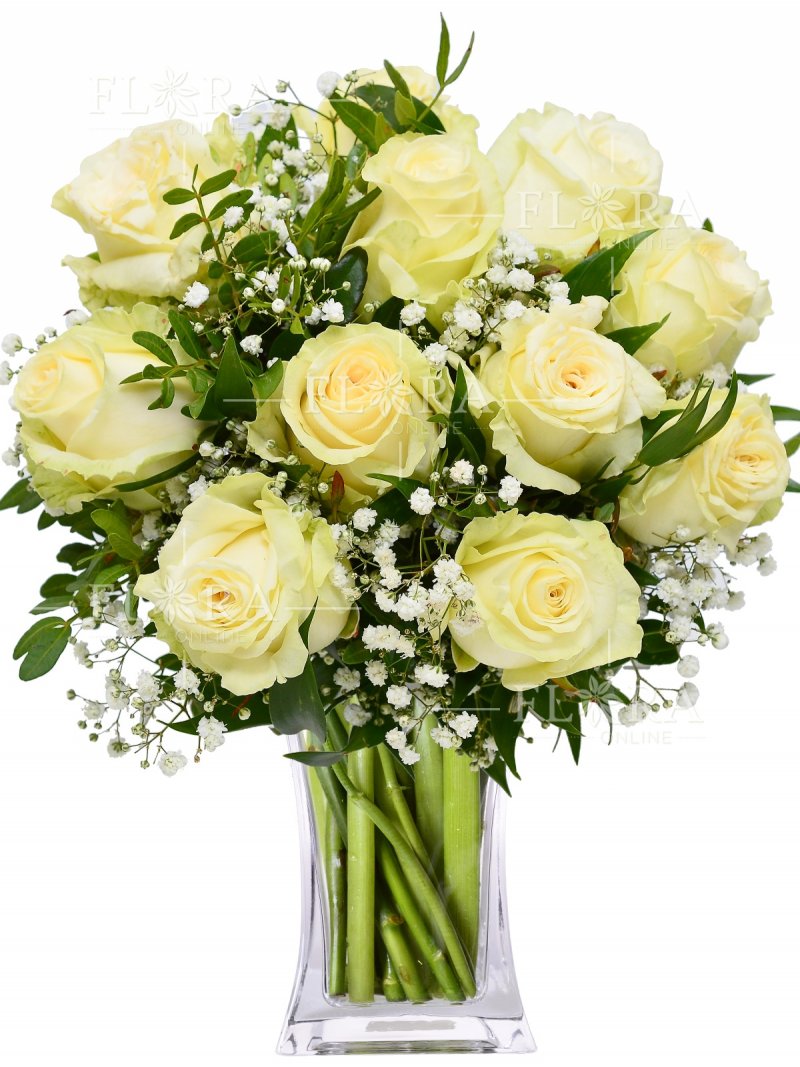 Bílé růže : květiny online