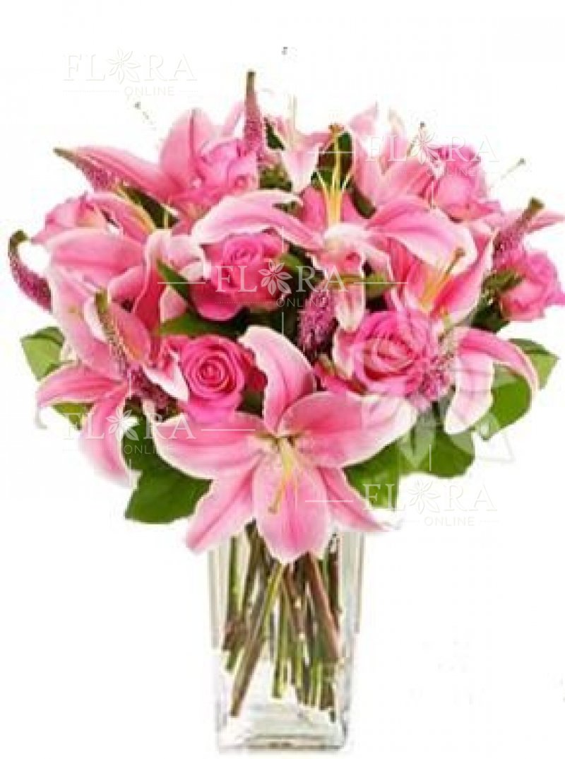 Pink bouquet - delivery of flowers