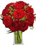 Красные розы: доставка цветов