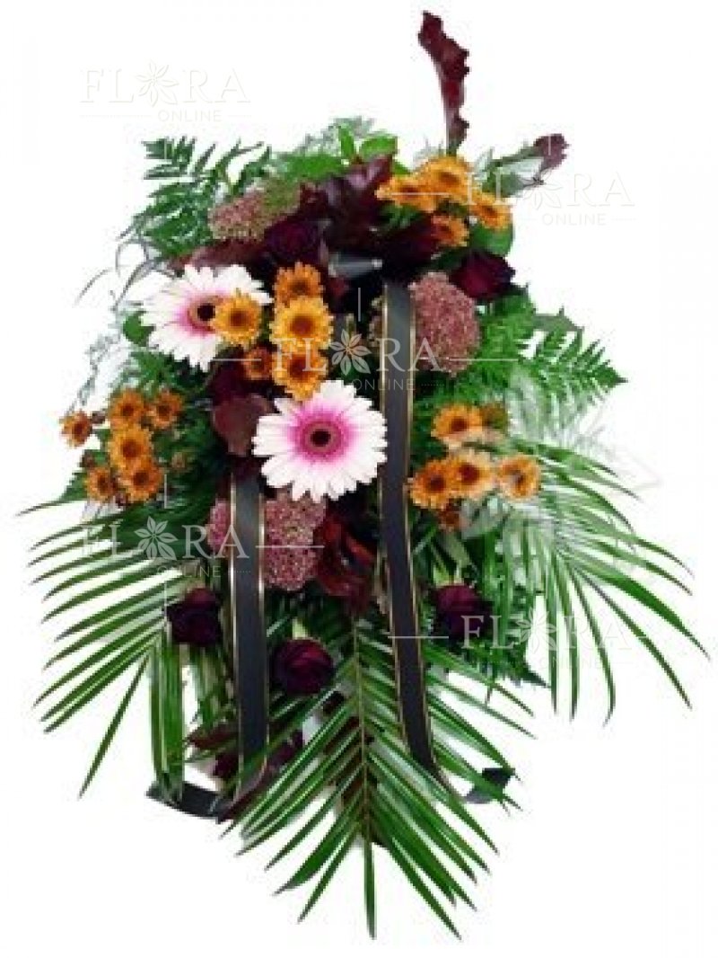 Funeral bouquet for laying