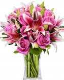 Лилии + роз: доставка цветов