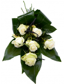 SMUTEČNÍ RŮŽE BÍLÉ