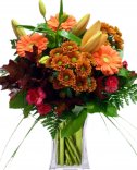 Orange bouquet: flower delivery