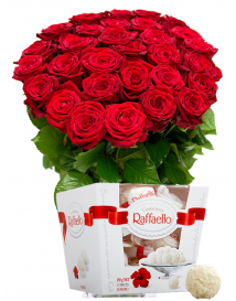 RUDÉ RŮŽE + RAFFAELLO 150g