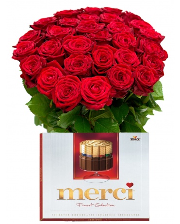 RUDÉ RŮŽE + MERCI 250g